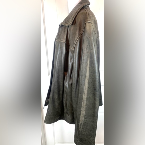 Kenneth Cole Reaction Leather Jacket - Mens - Picture 13 of 17